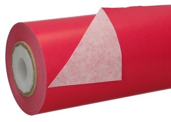 Papier rol 25cm wit kraftpapier 50g 1.25kg - cyclaam roze