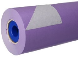 Papier rol 25cm wit kraftpapier 50g 1.25kg - lila