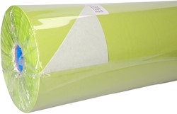Papier rol 50 cm wit gestreept kraftpapier  50g 10kg - l.groen