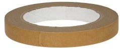 Tape 15/50 15mm breed, 50m per rol Eco papier - naturel