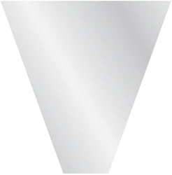 Hoes 38*30*12cm V-shape Terra 3000 per doos - transparant