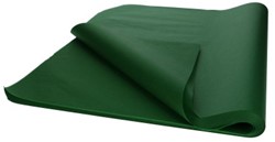 Zijde papier vel 50*37.5cm 17g 480 vel per pak - donker groen