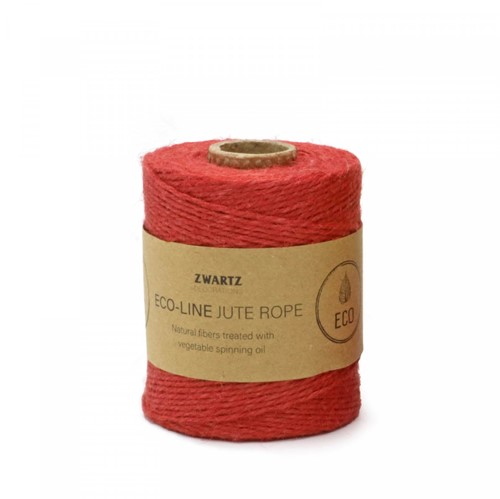 Jute 3mm 160m - Rood