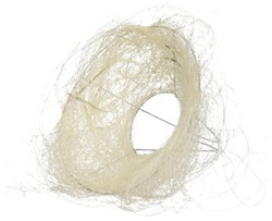 Boekethouder Sisal ø30cm verpakt per 100 stuks  - creme