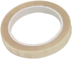 Tape 15/66 15mm breed, 66m per rol acryl 10 per bundel/ 120 rol per doos - transparant