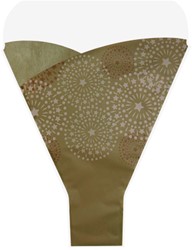 Hoes Celebrations  50*35*10cm BOPP 1000 stuks per doos - goud metallic