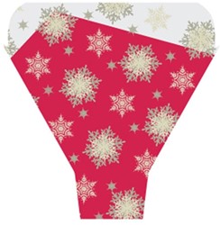 Hoes Alpine Xmas  50*35*10cm Matte  Metallic/BOPP 1000 stuks per doos - rood