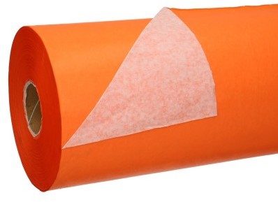 Papier Roh Papier rol 60cm wit kraftpapier 50g 12kg - oranje 4-Bulk